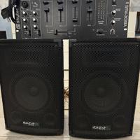 Casse e mixer amplificato