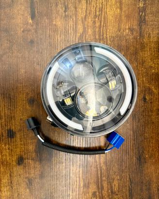 Faro Led da 8 polloci per auto/moto. Bicolore