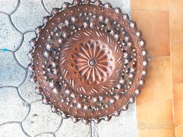 piatto da appendere in rame battuto