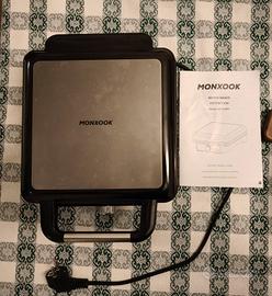 Piastra Waffle Monxook SW-2130M - 1200 W, 4 Fette