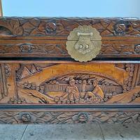 Cassapanca baule cinese