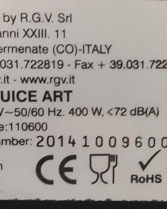 estrattore di succhi RGV ricambio