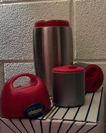 Thermos Chicco + 2 contenitori pappa 