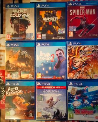 Giochi  ps4 in blocco 