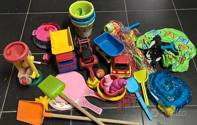 Giochi VARI spiaggia con sacca porta giochi