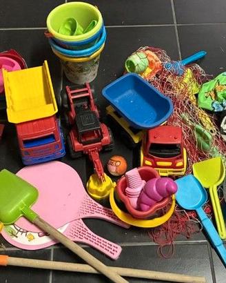 Giochi VARI spiaggia con sacca porta giochi