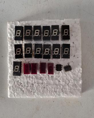 Display rari TIL 313,  FND 367, Opto TIL 117