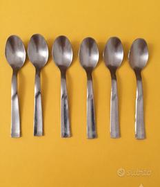 Cucchiaini caffè 6 pz . inox 