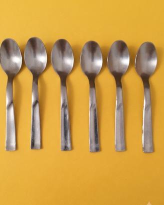 Cucchiaini caffè 6 pz . inox 