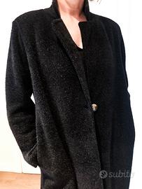 Cappotto nero da donna