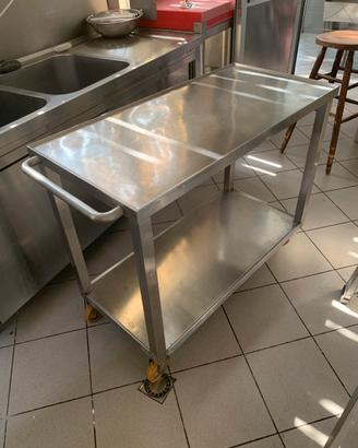 Tavolo acciaio inox