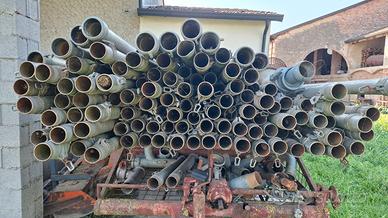  tubi per irrigazione in alluminio 100 cm