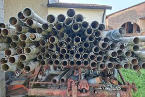  tubi per irrigazione in alluminio 100 cm