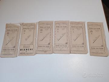 Mappe itinerari Touring Club Italiano anni 1904-06