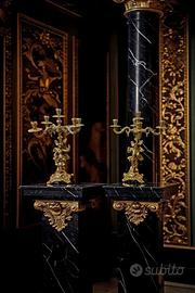 Coppia candelabri (girandoles) da tavolo 5fiamme