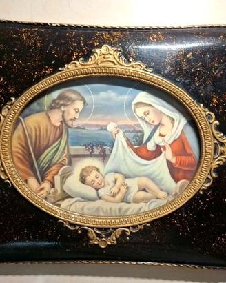 Quadro Sacra Famiglia Capezzale - 35 × 29 cm