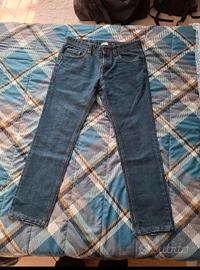 Jeans Uomo Slim Fit 72D Taglia 48   Denim Blu Vers