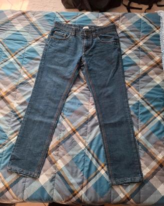 Jeans Uomo Slim Fit 72D Taglia 48   Denim Blu Vers