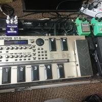 pedaliera boss, pedali ibanez, wampler