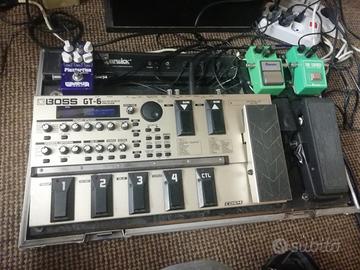 pedaliera boss, pedali ibanez, wampler