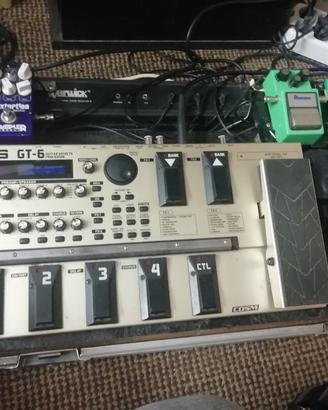 pedaliera boss, pedali ibanez, wampler