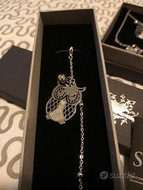 Parure collana + bracciale S'Agapõ con pendenti 🦉