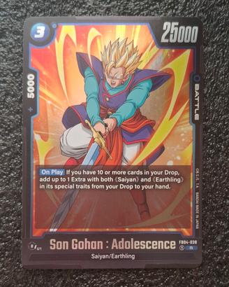 Son Gohan : Adolescence  (DragonBall Super Card)
