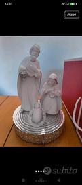 Presepe moderno Bagutta Natale bianco – Sacra Fami