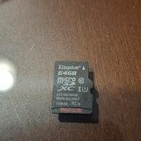 Micro sd card Kingston 64 gb