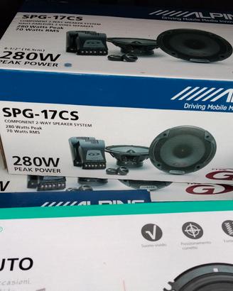 componenti audio auto e da casa