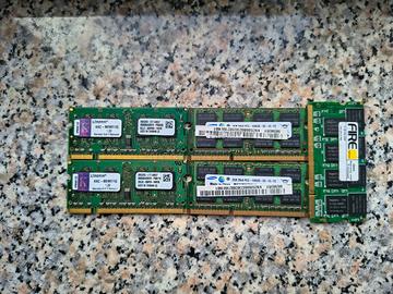 Memorie RAM DDR1 e DDR2 sodimm