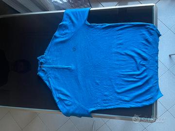 Quarter Zip Chaps Ralph Lauren Blu elettrico