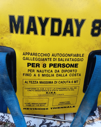Zattera (barca) di salvataggio mayday 8