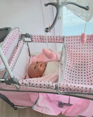 lettino/fasciatoio/armadio e bambola Reborn Arias