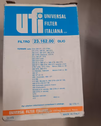 Filtro olio UFI 23.162.00 