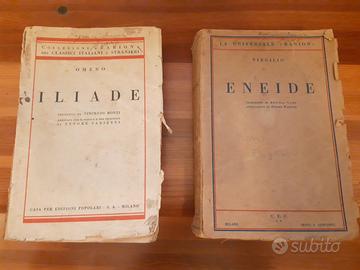 Iliade ed Eneide edizioni anni '30