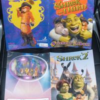 Set Album figurine vintage Shrek 2,3 film stickers