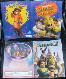 Set Album figurine vintage Shrek 2,3 film stickers