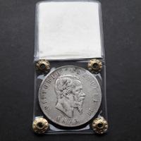 ARGENTO scudone ITALIA REGNO 5 lire 1875R