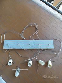 LAMPADA A SOSPENSIONE A CINQUE LUCI