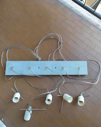 LAMPADA A SOSPENSIONE A CINQUE LUCI