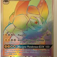 Carta Pokemon Golem di Alola Gx hyper