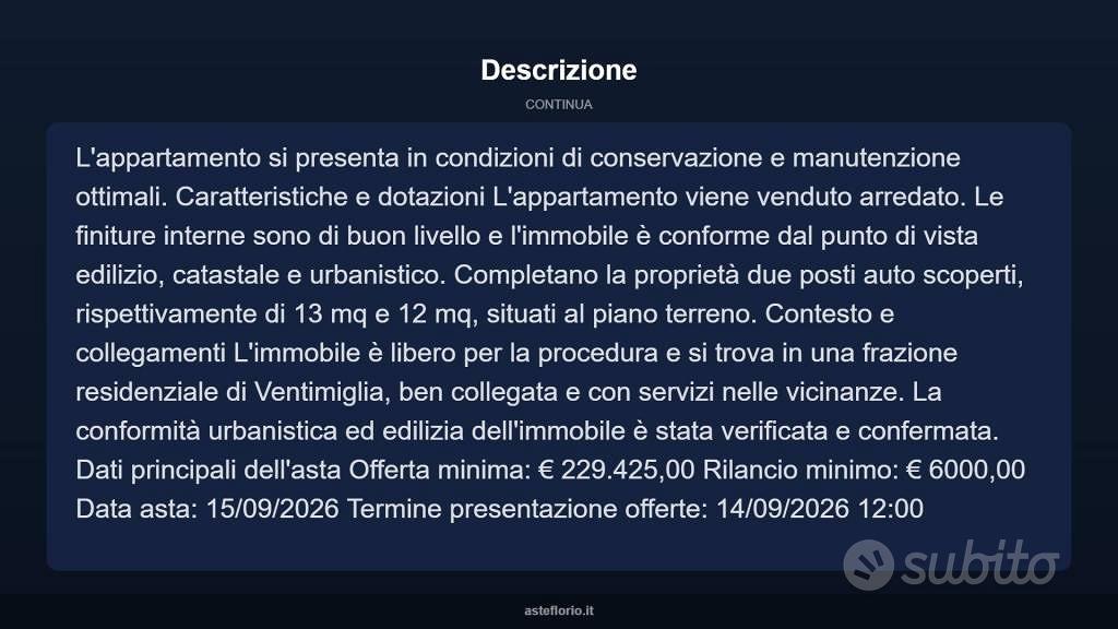 Appartamento – Ventimiglia, Sgorra - Vista 5
