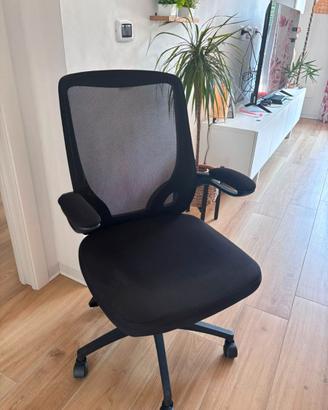 Sedia da ufficio ergonomica - colore nero