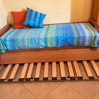 Doppio letto singolo richiudibile