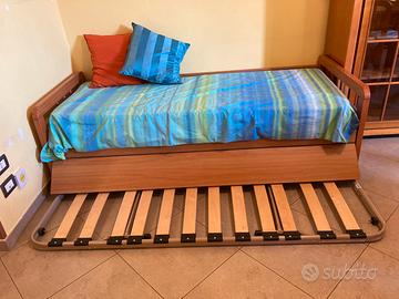 Doppio letto singolo richiudibile