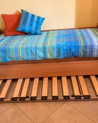 Doppio letto singolo richiudibile