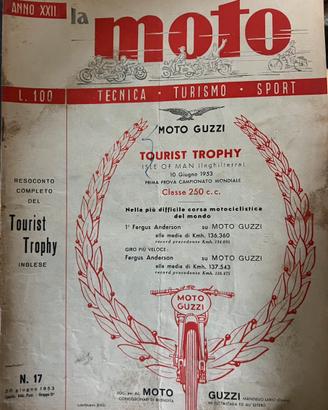 RIVISTA LA MOTO 20/06/1953