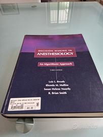 "Decision making in Anesthesiology:an algoritmic..