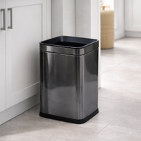 Nuova pattumeria ideale per casa e hotel-Argento